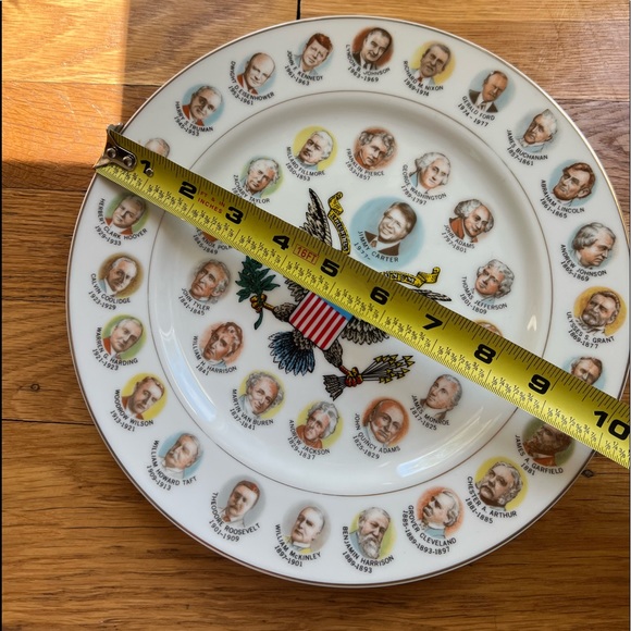 Jimmy Carter collectible plate “200 years of presidents” - commemorative - Picture 8 of 9